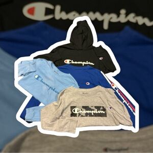 4 Champion Boys shirts